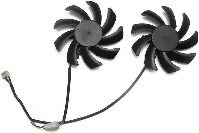 Alt view image 3 of 5 - 2pcs/lot 85mm FDC10H12S9 C 12V 0.35A HD 6850 6970 7870 7950 7970 R9 290 R9 280X For Sapphire HD6850 HD6970 HD7870 2G HD7950 HD7970 Graphics Cooler VGA Card cooling fan