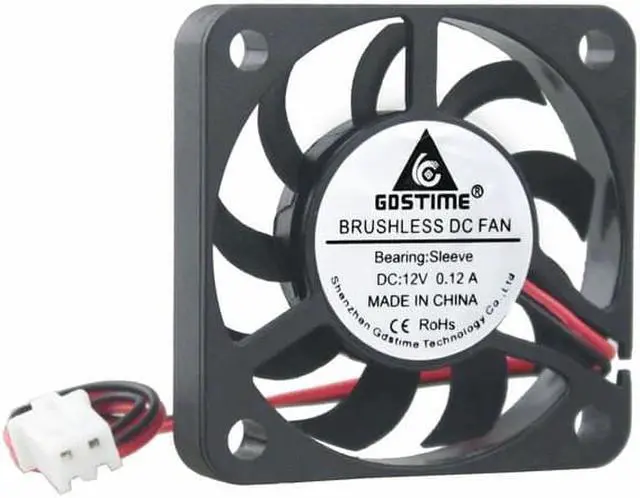 Alt view image 5 of 6 - 5 Pieces New 4007 40MM 4CM fan 40*40*7mm 0.12A 12V The graphics card fan Cooling fan laptop miniature quiet fan