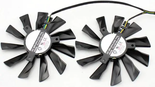 Alt view image 4 of 6 - 95mm Cooler Fan For MSI GTX780Ti/780/760/750Ti R9 290X/290/280X/280/270X GAMING PLD10010B12HH Cooling Fan