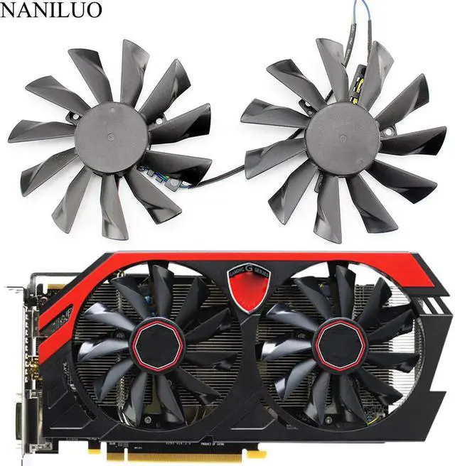 Main image of 95mm Cooler Fan For MSI GTX780Ti/780/760/750Ti R9 290X/290/280X/280/270X GAMING PLD10010B12HH Cooling Fan