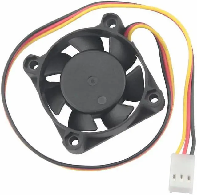 Alt view image 2 of 6 - 5 pcs 12 Volt 3Pin 4010 Cooling Fan 40x40x10mm DC Brushless Small Fan 12v 40mm x 10mm PC Heatsink Cooler 4cm