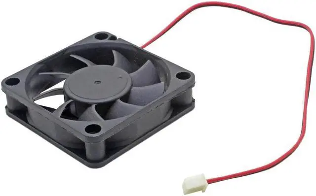 Alt view image 2 of 6 - 3pcs/lot 60x60x15mm 6015 DC fans 12 Volt 2pin Brushless 6cm Fans cooler cooling FAN radiator