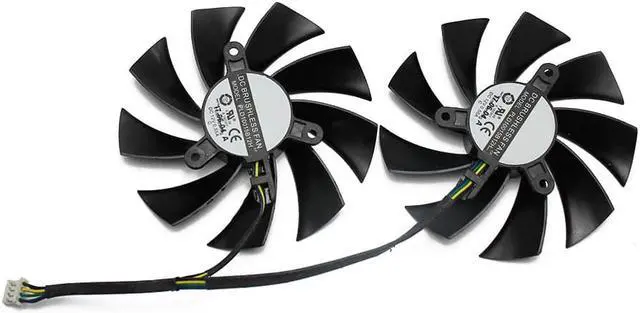 Alt view image 5 of 5 - 95mm PLD10015B12H 0.55A RX580 RX590 For POWERCOLOR DATALAND Radeon RX 580 590 Red Devil Golden Sample Graphics Card Cooling Fan