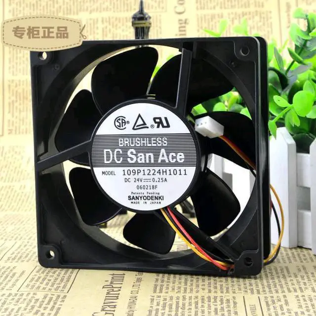 Main image of FOR Sanyo 24V 0.25A 109P1224H1011 Inverter Cooling Fan Large Air Volume Cooling Wind