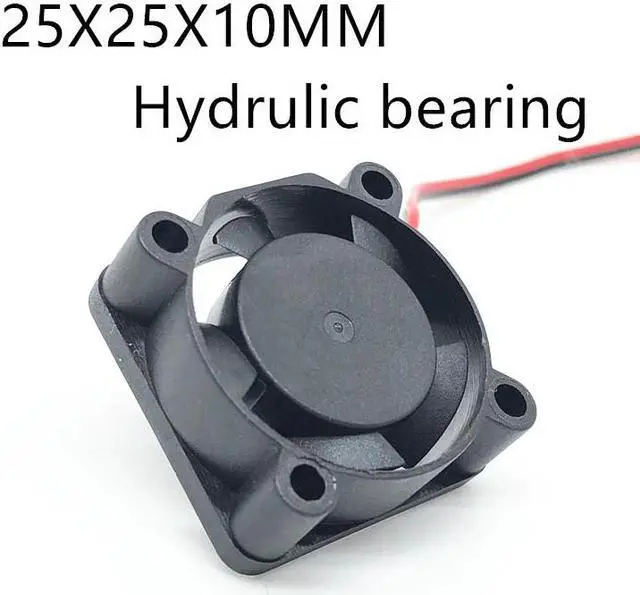 Main image of Hydrulic bearing 2510 25MM 25x25x10MM Graphics card Cooling fan 5V 12V 24V m.2 SSD Fan with 2pin