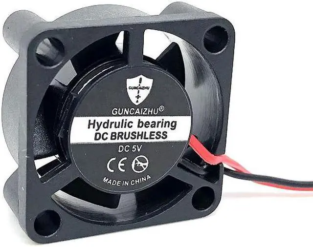 Alt view image 6 of 6 - Hydrulic bearing 2510 25MM 25x25x10MM Graphics card Cooling fan 5V 12V 24V m.2 SSD Fan with 2pin