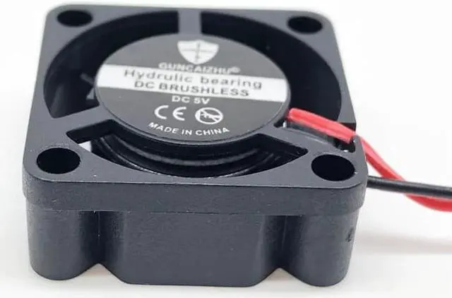 Alt view image 3 of 6 - Hydrulic bearing 2510 25MM 25x25x10MM Graphics card Cooling fan 5V 12V 24V m.2 SSD Fan with 2pin
