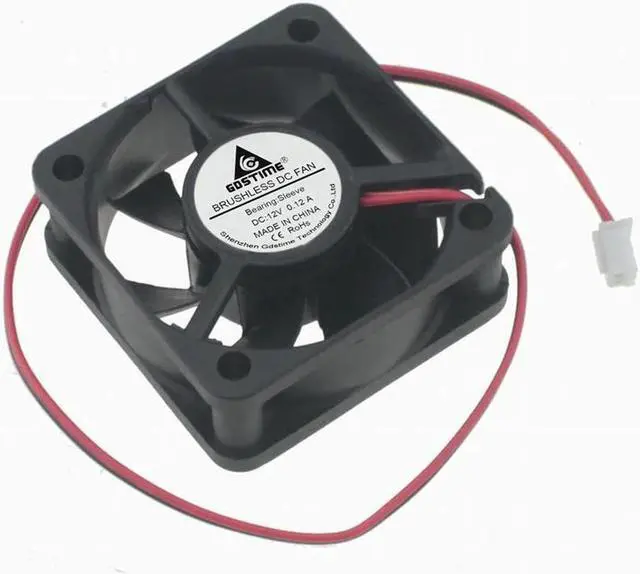Alt view image 4 of 6 - 2pcs DC 12V 50mm x 20mm 2Pin Power Brushless Cooler Cooling Fan 50x50x20mm 5020S