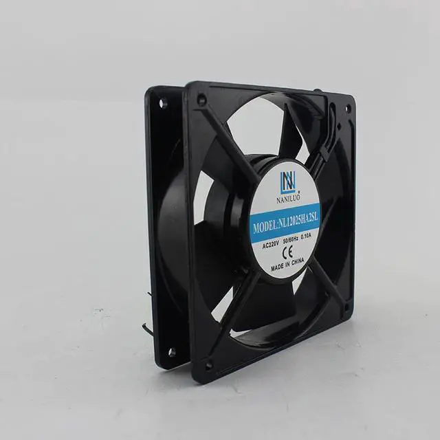 Alt view image 2 of 4 - cooling fan 220V 12025 120*120*25mm 12cm 120mm 50/60HZ 0.10A sleeve bearing cooler