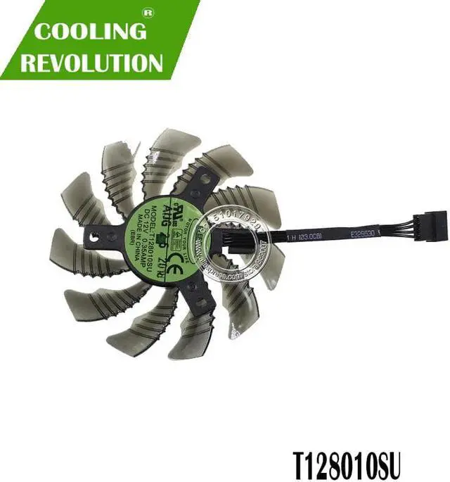 Alt view image 3 of 3 - 3PCS T128010SU GTX1060 GTX1070 GTX1080Ti 75mm GPU VGA Cooler Cooling Fan For GIGABYTE GTX 1080/1080Ti/1070Ti/1060 COOLING FAN