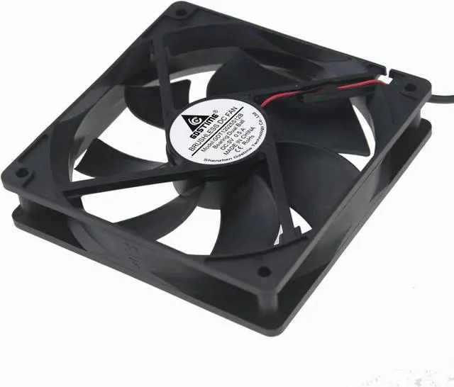 Alt view image 5 of 6 - 1 Pcs 5V 120x25mm 120mm Dual Ball Bearing PC High Speed DC Brushless Cooling Fan 12025S 12cm CPU USB Case Cooler