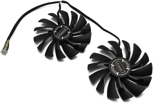 Alt view image 2 of 4 - 2pcs/lot P104 100 MINER GTX 1080/1070/1060 fan For msi GTX1080 GTX1070 ARMOR 8G OC GTX1060 Graphics Card GPU cooling Fan
