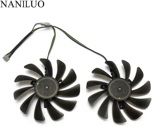 Alt view image 2 of 5 - 2PCS/lot 95MM FDC10U12S9 C CF1010U12S VEGA 64 56 Double Edition For XFX AMD Radeon VEGA56 VEGA64 RX590 Graphics Card Cooling Fan