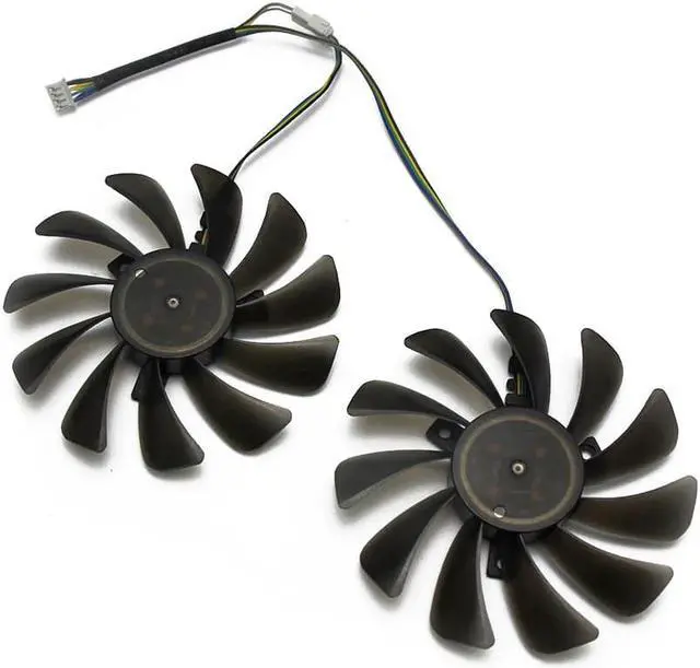 Alt view image 3 of 5 - 2PCS/lot 95MM FDC10U12S9 C CF1010U12S VEGA 64 56 Double Edition For XFX AMD Radeon VEGA56 VEGA64 RX590 Graphics Card Cooling Fan