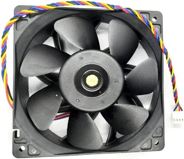 Alt view image 2 of 3 - DELTA QFR1212GHE 12V 2.7A 12cm 12038 120*120*38mm 4 wire PWM Speed Control for Bitcoin Miner cooling fan