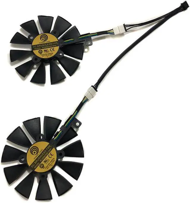 Main image of 2pcs/set PLD09210S12HH EX GTX1070 EX GTX1060 GPU Video Cooler Fan For ASUS GeForce GTX 1070/1060 DUAL Graphics Card Cooling