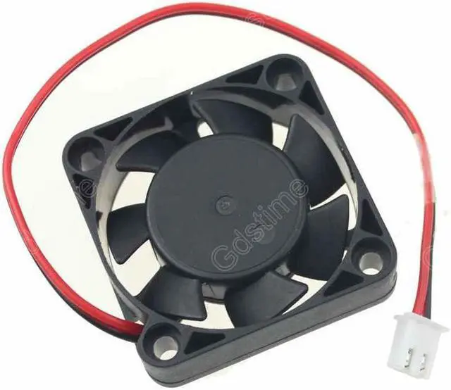 Alt view image 3 of 6 - 5 Piece Smart Fan 24V 40x40x10mm 4cm Ball Bearing Small DC Cooling Fan 40mm x 10mm 4010 PC Case Cooler High Qulity