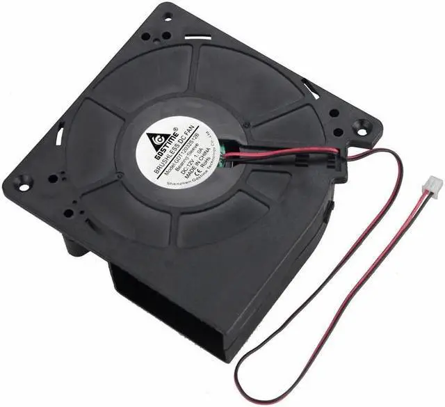 Alt view image 2 of 6 - 2pcs 120x32mm 12V Brushless DC Blower Cooling Fan 120mm x 32mm 12032 Turbo Cooler Large 2Pin 12cm