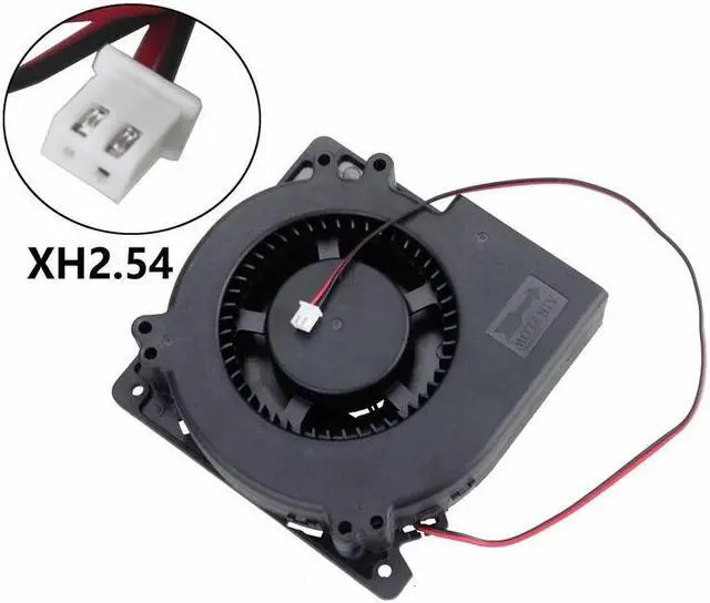 Alt view image 4 of 6 - 2pcs 120x32mm 12V Brushless DC Blower Cooling Fan 120mm x 32mm 12032 Turbo Cooler Large 2Pin 12cm