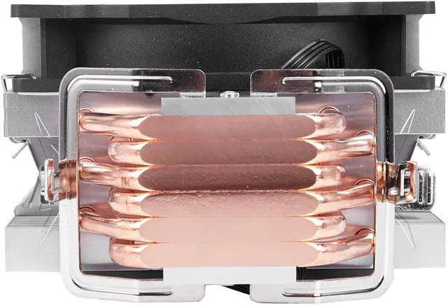 Alt view image 5 of 6 - 4PIN CPU cooler 6 heatpipe Single fan cooling 12cm fan LGA775 1151 115x 1366 support Intel AMD