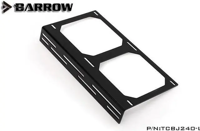 Alt view image 4 of 6 - Barrow fan radiator holder 12cm fan holder 240mm 360mm radiator bracket, computer case accessory gadget TCBJ240/360 L