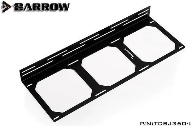 Alt view image 6 of 6 - Barrow fan radiator holder 12cm fan holder 240mm 360mm radiator bracket, computer case accessory gadget TCBJ240/360 L