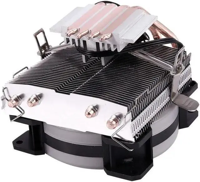 Alt view image 5 of 6 - 4 Heatpipes CPU Cooler 3Pin PWM LED 90mm Cooling Fan Radiator Heatsink for Intel LGA 1150/1151/1155/1156 for AMD AM3+ AM3 AM2