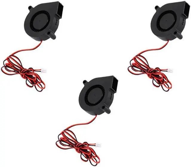 Alt view image 2 of 6 - 3Pcs silent Radial Turbo Blower Fan Cooling Fan DC 24V for 3D Printer Part Black