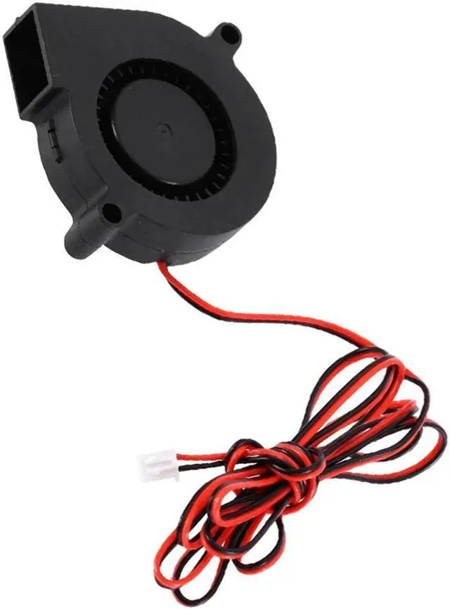 Alt view image 4 of 6 - 3Pcs silent Radial Turbo Blower Fan Cooling Fan DC 24V for 3D Printer Part Black