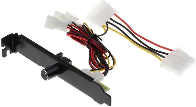 Main image of 1 Piece PCI Fan Controller Bracket 3 Channels 3 Pin PC Cooler Cooling Fan Speed Controller PCI Bracket 3 12V For CPU/HDD/DDR/VGA