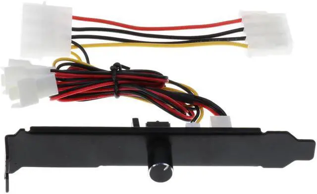 Alt view image 4 of 6 - 1 Piece PCI Fan Controller Bracket 3 Channels 3 Pin PC Cooler Cooling Fan Speed Controller PCI Bracket 3 12V For CPU/HDD/DDR/VGA