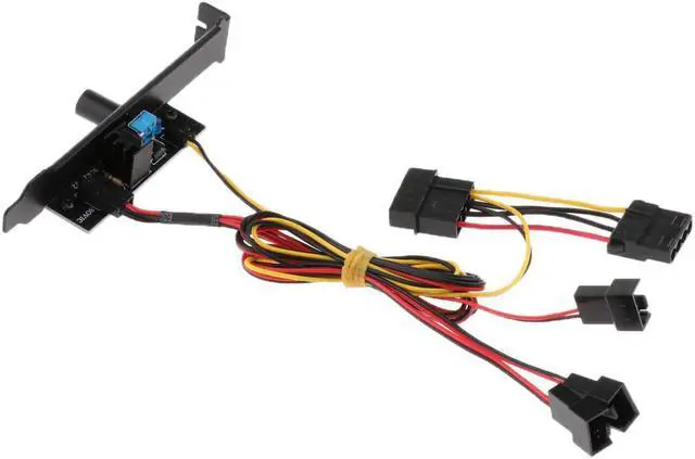 Alt view image 2 of 6 - 3 Channels PC Cooler Cooling Fan Speed Controller for CPU Case HDD DDR VGA AS L