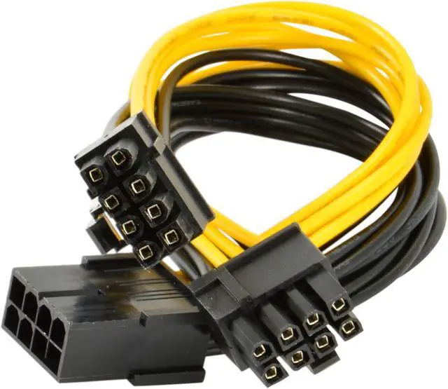 Alt view image 2 of 2 - 5-pack PCI-E 8-pin to 2x 6+2-pin Power Splitter Cable PCIE PCI Express 5X