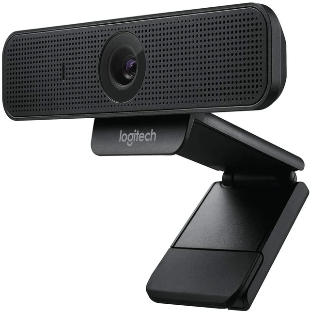 Main image of Logitech C925-E Business Webcam, HD 1080p/30fps Video Calling, Light Correction, Autofocus, Clear Audio, Privacy Shade, Works with Skype Business, WebEx, Lync, Cisco, PC/Mac/Laptop/MacBook - Black