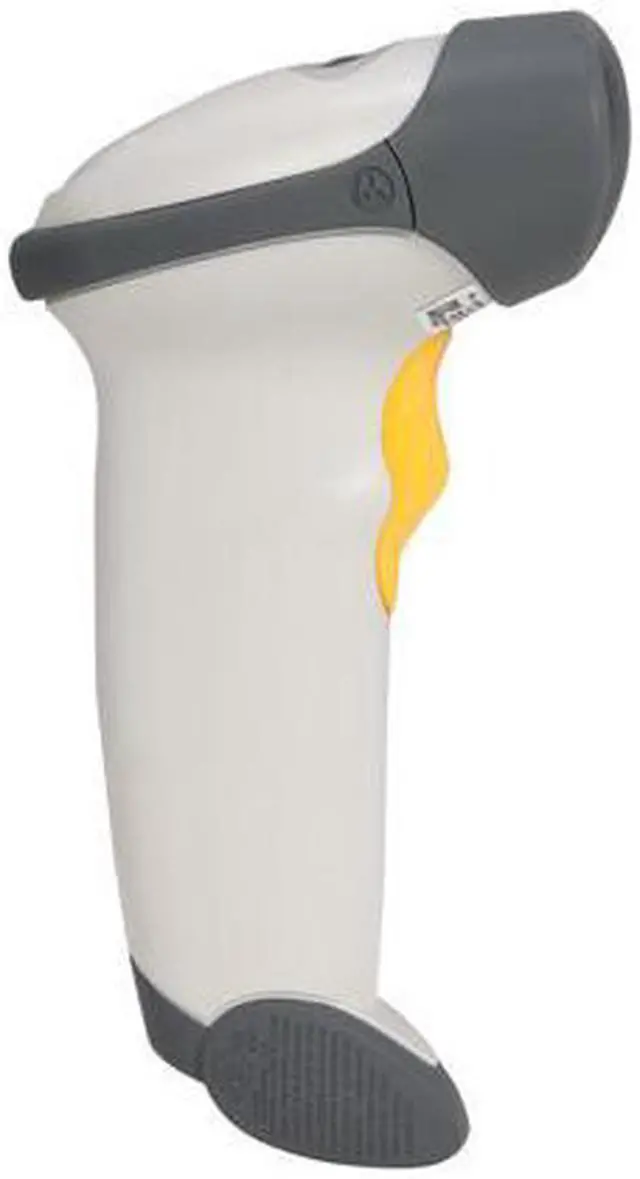 Alt view image 2 of 6 - Zebra (Motorola) Symbol LS2208-1AZU0100ZNA Barcode Scanner (White) - USB Cable Included