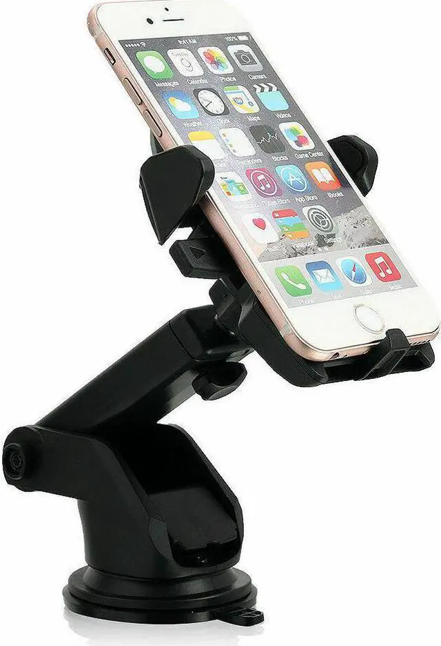 Alt view image 6 of 6 - Universal Car Windshield Auto Lock Cellphone Mount Holder Fr iPhone 11 8 7 6Plus