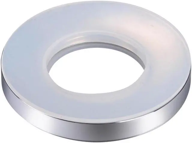 Alt view image 2 of 6 - Aquaterior Chrome Mounting Ring For Home Bathroom Glass Vessel Sink Drain Mount Support