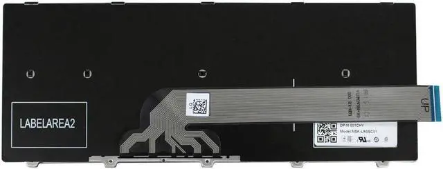 Alt view image 2 of 2 - AUTENS Replacement US Keyboard for Dell Inspiron 14 3000 3441 3442 3443 3445 3446 3447 3449 3451 3458 3459 / 14 5000 5442 5443 5445 5446 5447 5448 5451 5455 5457 5458 5459 / 14 7447 (No Backlit)