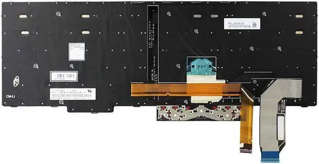 Alt view image 2 of 2 - AUTENS Replacement US Keyboard for Lenovo ThinkPad E580 E585 L580 P52 P72 (Not Fit P52s) Laptop (Backlight)