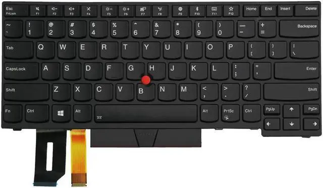 Main image of AUTENS Replacement US Keyboard for Lenovo ThinkPad E480 E485 L480 T480s E490 E495 T490 T495 L490 R480 R490 L380 L390 / L380 Yoga / L390 Yoga Laptop Backlight