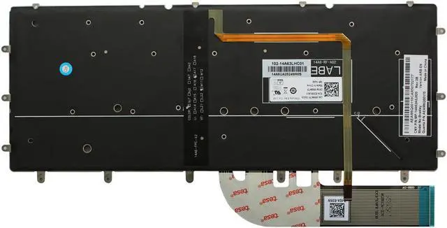 Alt view image 2 of 2 - AUTENS Replacement US Keyboard for Dell XPS 13 9343 9350 9360 / Inspiron 13 7347 7348 7352 / Inspiron 15 7547 7548 Laptop Backlight No Frame