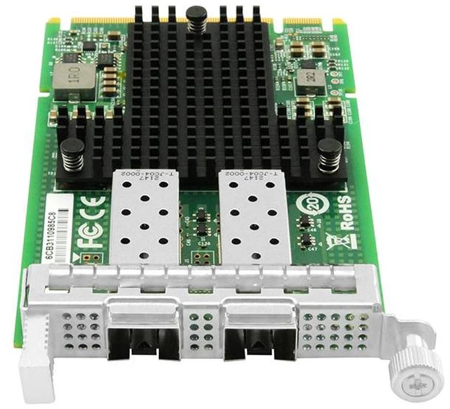 Alt view image 3 of 7 - 10G OCP 3.0 Dual-port Network Card Mezzanine SFP+ Ethernet Network Adapter Intel Chip Based