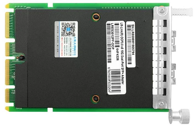 Alt view image 5 of 7 - 10G OCP 3.0 Dual-port Network Card Mezzanine SFP+ Ethernet Network Adapter Intel Chip Based