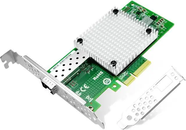 Main image of LR-LINK 1016PF-SFP+ 10Gb PCI-E NIC Network Card, PCI Express Ethernet Card LAN Adapter Support Windows Server/Windows/Linux/ESX Intel 82599 Chip Based