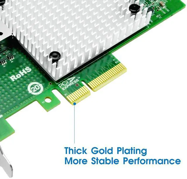 Alt view image 5 of 7 - LR-LINK 1016PF-SFP+ 10Gb PCI-E NIC Network Card, PCI Express Ethernet Card LAN Adapter Support Windows Server/Windows/Linux/ESX Intel 82599 Chip Based