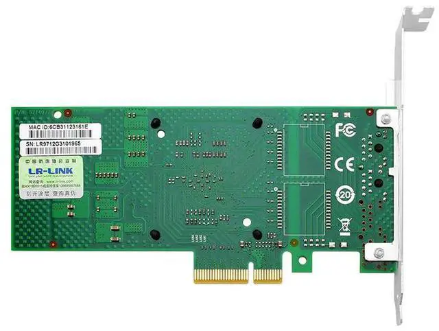 Alt view image 5 of 5 - LR-LINK 9712HT PCI Express x4 Dual Copper Port Gigabit Server Adapter (Intel I350AM2 Based)