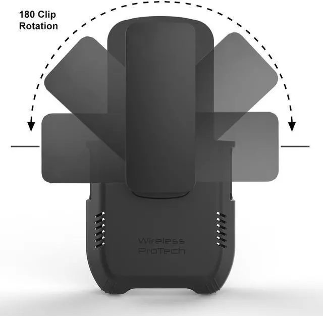 Alt view image 7 of 7 - Sonim XP5S Case, Holster with Belt Clip for phone model Sonim XP5800 by Wireless ProTECH