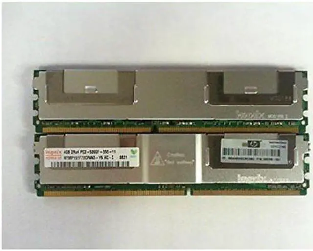 Main image of HYNIX HYMP151F72CP4D3-Y5 8GB Kit 2x4GB SERVER DIMM DDR2 PC5300 (667) FULL-BUF ECC 1.8v 2RX4 240P 512MX72 256mX4