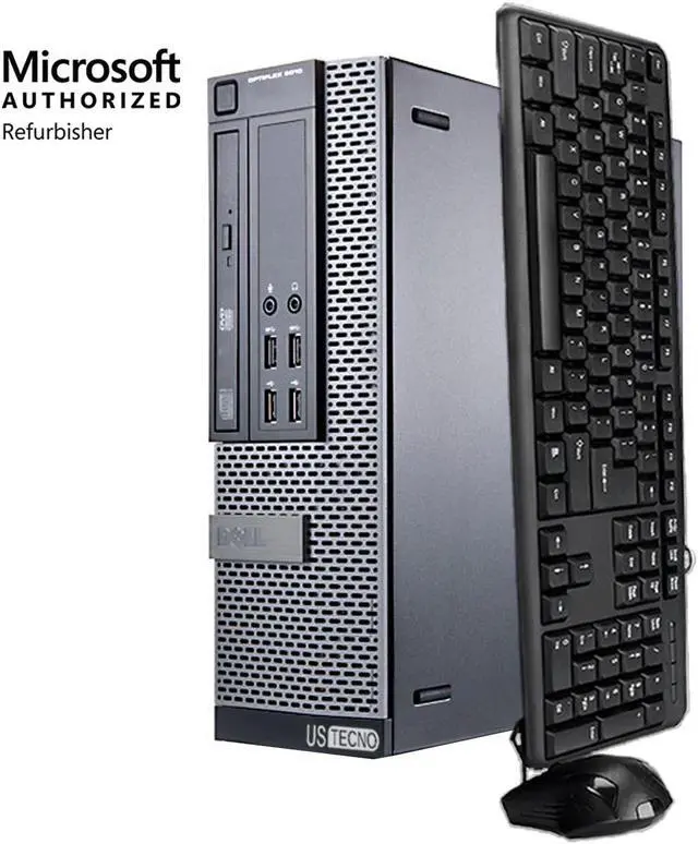 Alt view image 2 of 5 - Dell OptiPlex 9020 SFF Desktop PC Computer Intel Core i5 4570 8GB RAM 256GB SSD DVD Windows 10 Professional New Free keyboard,mouse,powercord,WiFi-Adapter