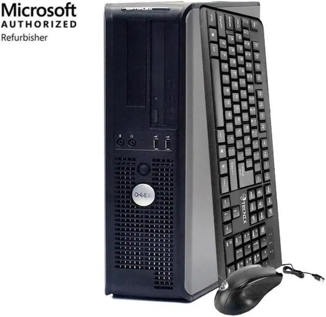 Alt view image 2 of 5 - Dell Optiplex 780 Desktop Computer Intel Core 2 Duo 8GB DDR3 256GB SSD DVD Windows 10 Professional New Free Keyboard, Mouse,Power cord